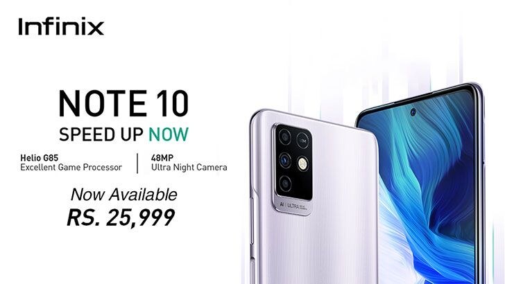 Infinix Note 10 Price in pakistan
