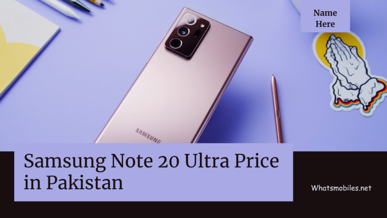 Samsung Note 20 Ultra Price in Pakistan